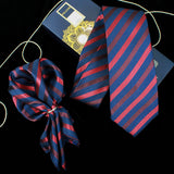 Neck Tie and Pocket Square Set for Men