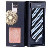 Peluche Blue Vault Microfiber Necktie For Men
