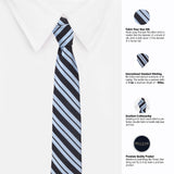 Peluche Blue Vault Microfiber Necktie For Men