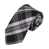 Peluche Charismatic Black Microfiber Necktie For Men
