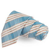 Perfectly Styled Blue Colored Microfiber Necktie For Men | Genuine Branded Product  from Peluche.in
