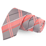Modish Dappled Pink Colored Microfiber Necktie For Men | Genuine Branded Product  from Peluche.in