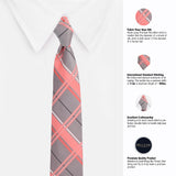 Peluche Modish Dappled Microfiber Necktie For Men