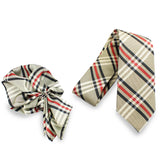 Neck Tie and Pocket Square Set for Men