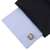 Peluche Rose Gold Contemporary Gold Metal Play Cufflinks for Men
