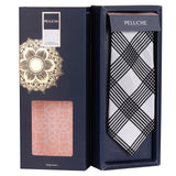 Peluche Delightful Squares Microfiber Necktie For Men
