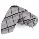 Sceneric  Grey Colored Microfiber Necktie For Men | Genuine Branded Product  from Peluche.in