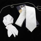Neck Tie and Pocket Square Set for Men