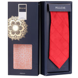 Peluche Absolute Checks Microfiber Necktie For Men