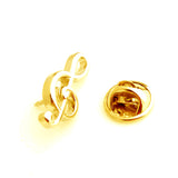 Peluche Symbol of Musi Gold Lapel Pin Brass, Metal