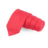 Striking Pink Pink Colored Microfiber Necktie For Men | Genuine Branded Product  from Peluche.in