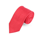 Peluche Striking Pink Microfiber Necktie For Men