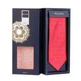 Peluche Striking Pink Microfiber Necktie For Men