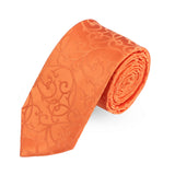 Peluche The Orange Vine Microfiber Necktie For Men