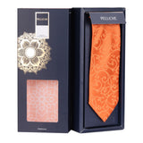 Peluche The Orange Vine Microfiber Necktie For Men