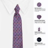 Peluche The Floral Embrace Microfiber Necktie For Men