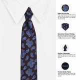 Peluche The Black Beryl Microfiber Necktie For Men