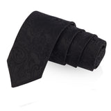 The Black Spike Black Colored Microfiber Necktie For Men | Genuine Branded Product  from Peluche.in