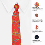 Neck Tie and Pocket Square Set for Men