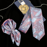 Neck Tie and Pocket Square Set for Men