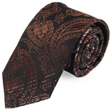 Peluche The Bewildering Black Microfiber Necktie For Men