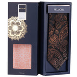 Peluche The Bewildering Black Microfiber Necktie For Men