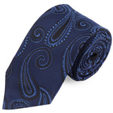 Peluche The Cerulean Blue Microfiber Necktie For Men