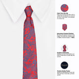 Neck Tie and Pocket Square Set for Men