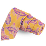 The Elegant Thump Yellow Colored Microfiber Necktie For Men | Genuine Branded Product  from Peluche.in