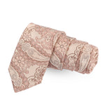 The Alluring Beige Beige Colored Microfiber Necktie For Men | Genuine Branded Product  from Peluche.in