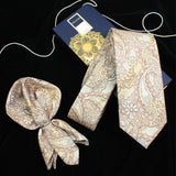 Neck Tie and Pocket Square Set for Men