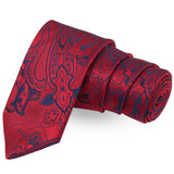 The Crimson Styled Red Colored Microfiber Necktie For Men | Genuine Branded Product  from Peluche.in