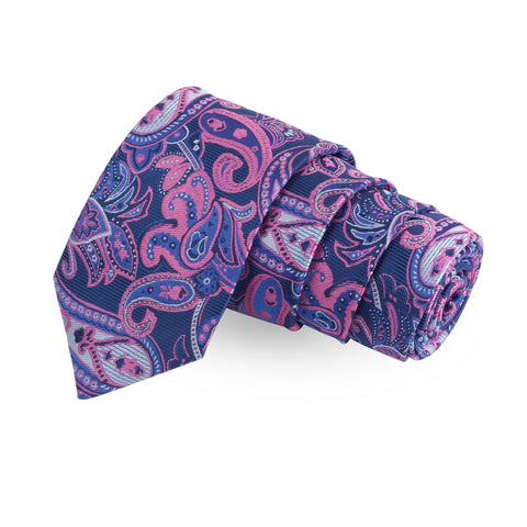 The Astounding Blue Colored Microfiber Necktie For Men | Genuine Branded Product  from Peluche.in