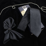Neck Tie and Pocket Square Set for Men