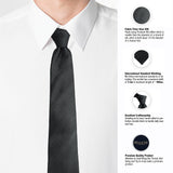 Neck Tie and Pocket Square Set for Men