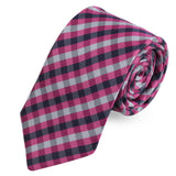 Peluche The Robust Check Microfiber Necktie For Men