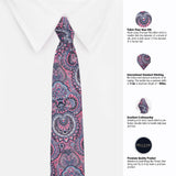 Peluche The Floret Grace Microfiber Necktie For Men