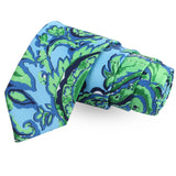 The Vauge Whiz Blue Colored Microfiber Necktie For Men | Genuine Branded Product  from Peluche.in