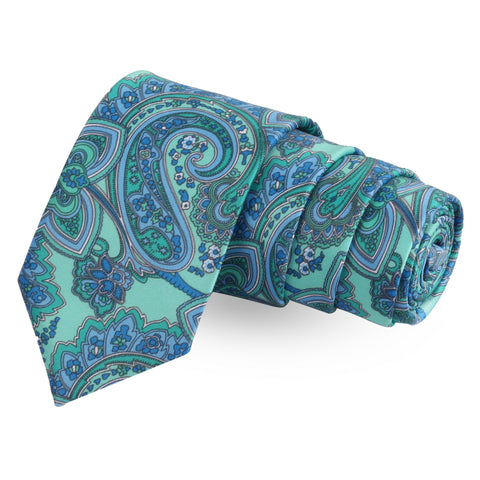The Fuller Blue Colored Microfiber Necktie For Men | Genuine Branded Product  from Peluche.in