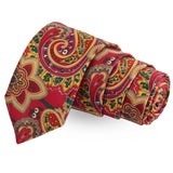 The Perinnial  Red Colored Microfiber Necktie For Men | Genuine Branded Product  from Peluche.in