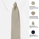 Peluche Beautiful Self Striped Design Necktie For Men