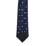 Peluche Wild Lion Navy Blue Neck Tie For Men