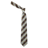 Peluche Sassy Checkered Brown Neck Tie For Men