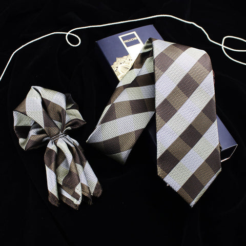 Neck Tie and Pocket Square Set for Men