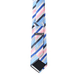 Peluche Runway Multi Striped Blue Neck Tie For Men