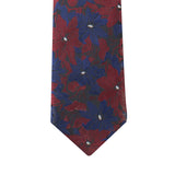 Peluche Mesmerizing Floral Blue Neck Tie For Men