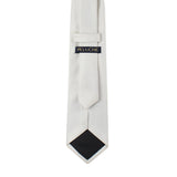 Peluche Refined Coral White Neck Tie For Men