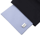 Peluche The Silver Stripe Cufflinks