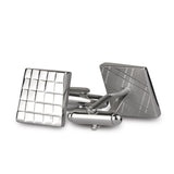 Peluche THE SILVER STRIPE CUFFLINKS