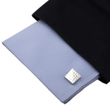 Peluche THE SILVER STRIPE CUFFLINKS